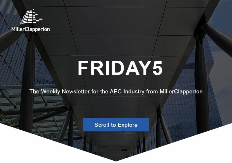 an image of a building with a sky background and the words friday 5