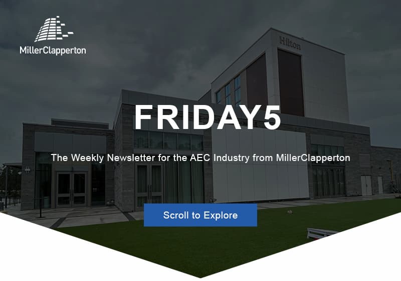 an image of a building with a sky background and the words friday 5