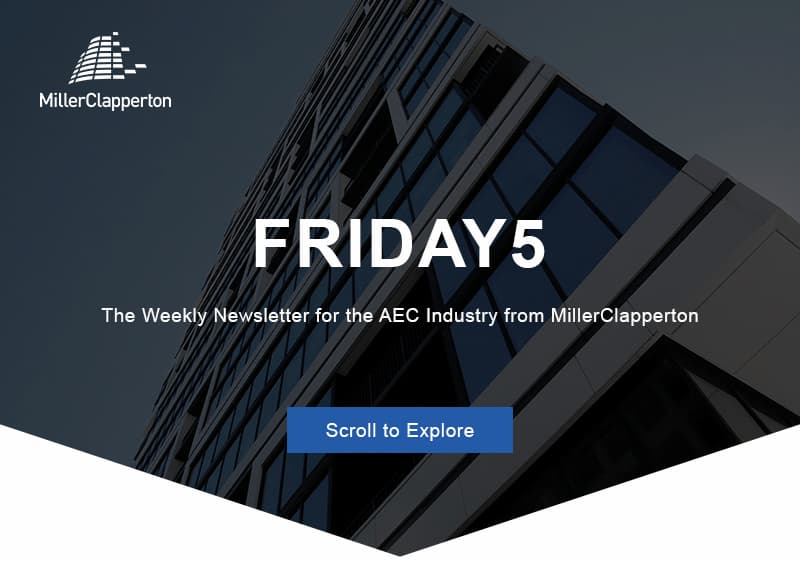 an image of a building with a sky background and the words friday 5
