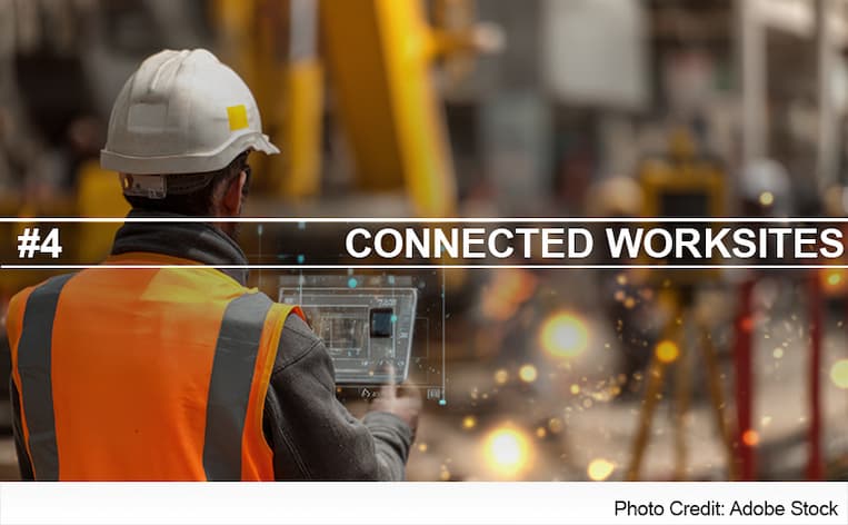 Connected Worksite Header