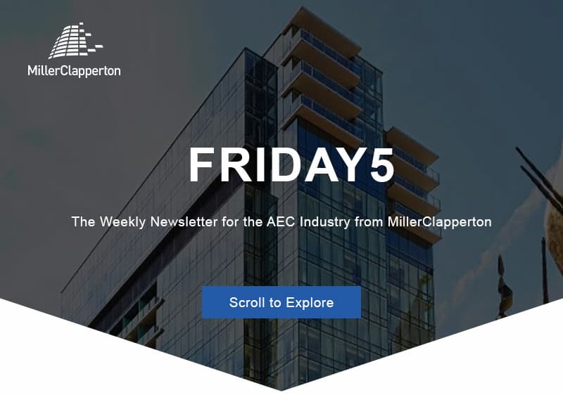 an image of a building with a sky background and the words friday 5