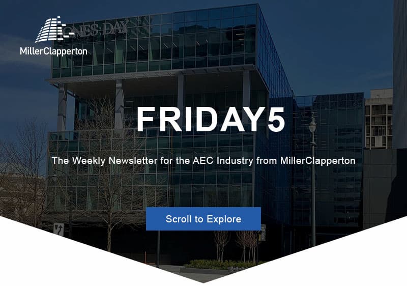 an image of a building with a sky background and the words friday 5