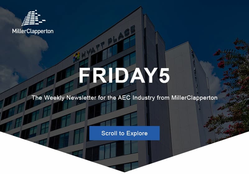 an image of a building with a sky background and the words friday 5