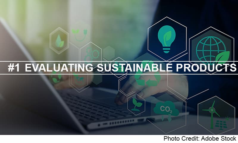 Evaluating Sustainable Products Header