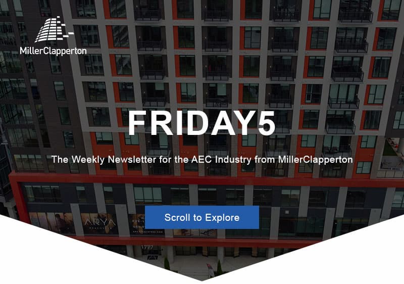an image of a building with a sky background and the words friday 5