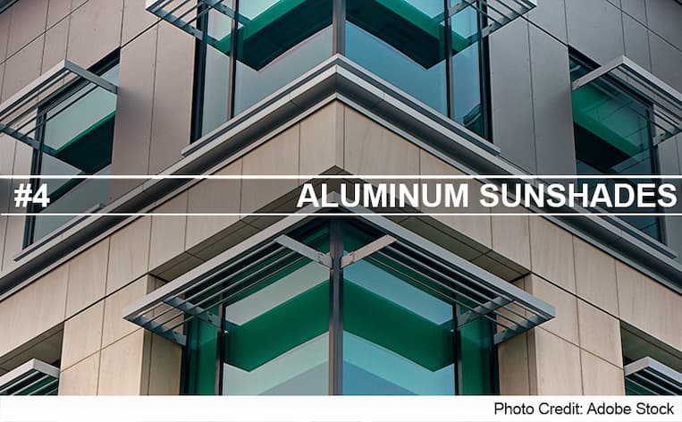 Aluminum Sunshades Header