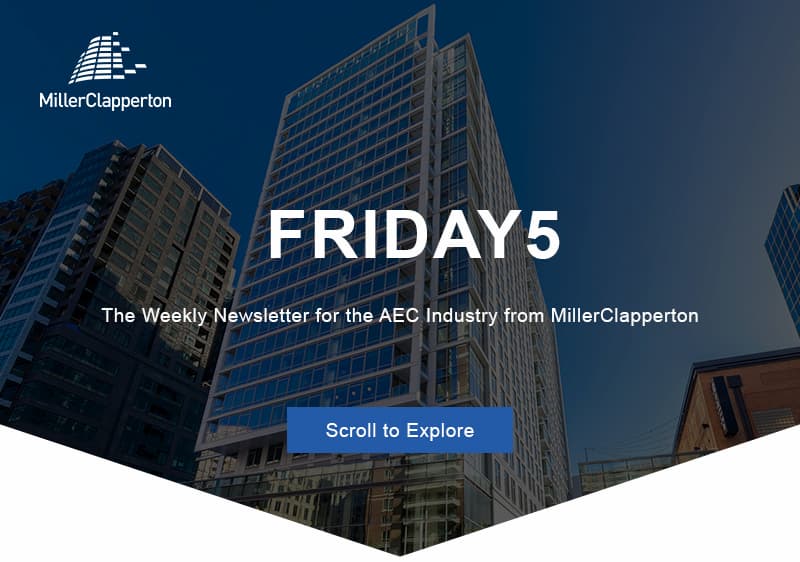 an image of a building with a sky background and the words friday 5