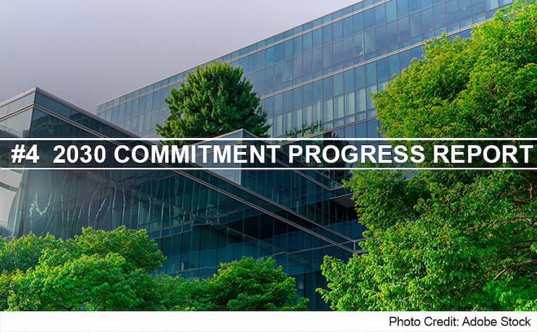 2030 Commitment Progress Report Header