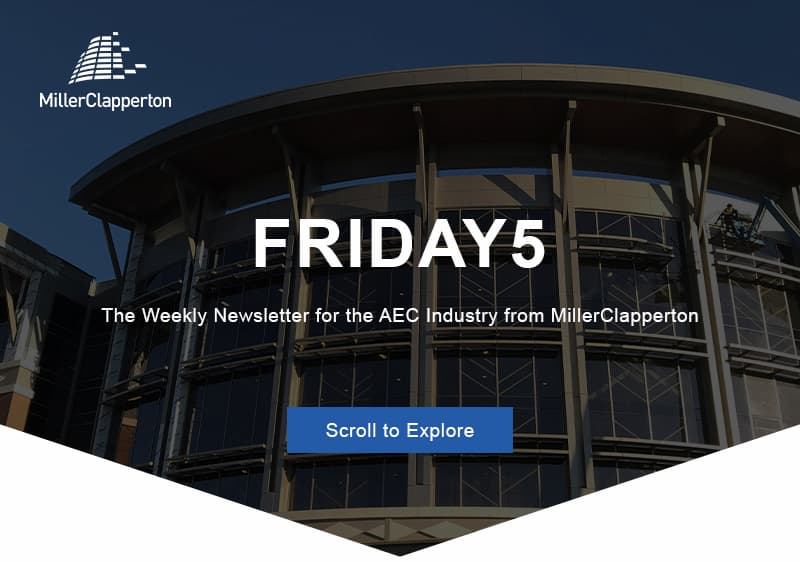 an image of a building with a sky background and the words friday 5