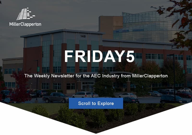 an image of a building with a sky background and the words friday 5