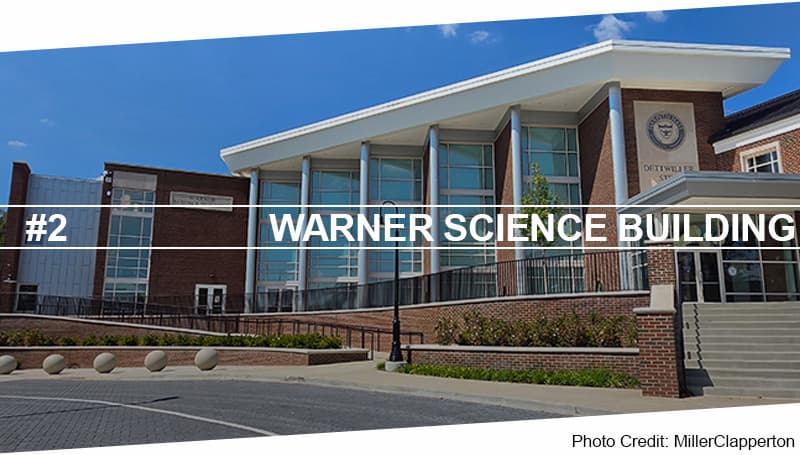 Warner Science Building Header